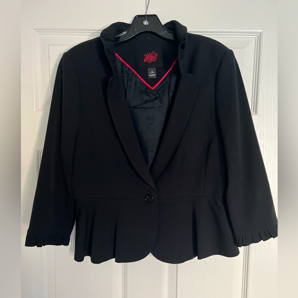 WHBM Black Blazer
